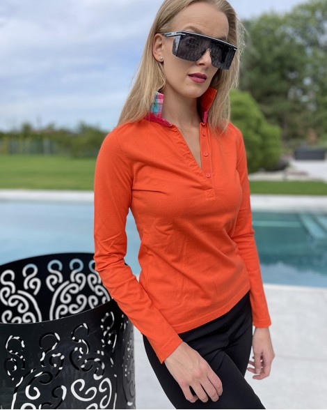 Polo triko dámské Gant oranžové